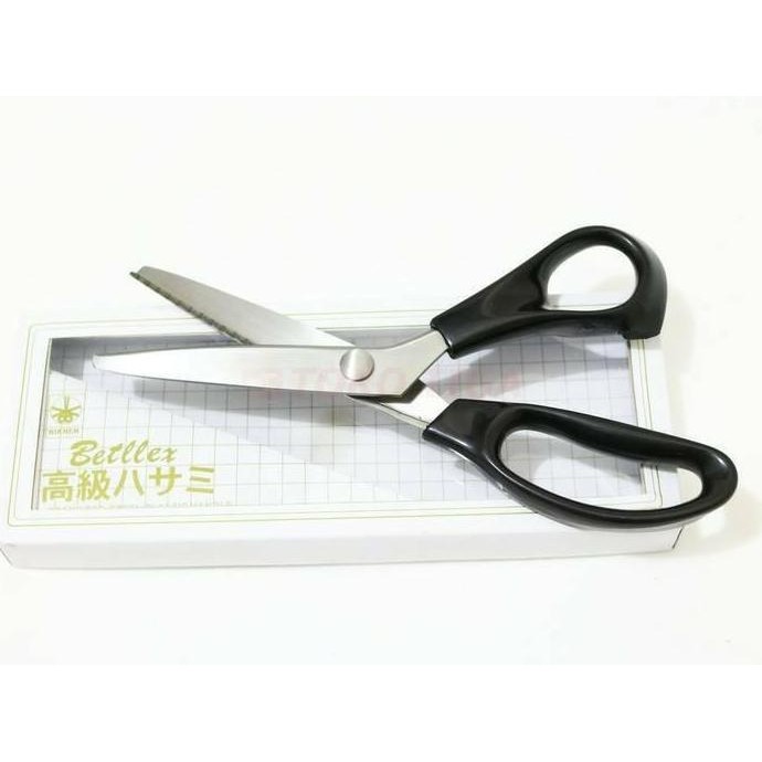 

Gunting Kain Zigzag / Zig-Zag / Gerigi / Pinking Shears Ukuran 9" murah