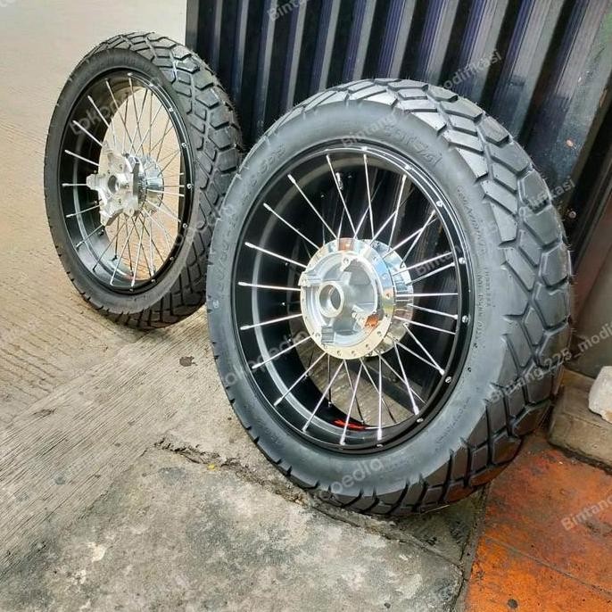 VELG JARI JARI TUBLES CB150X LENGKAP BAN DUAL PURPOSE  PNP