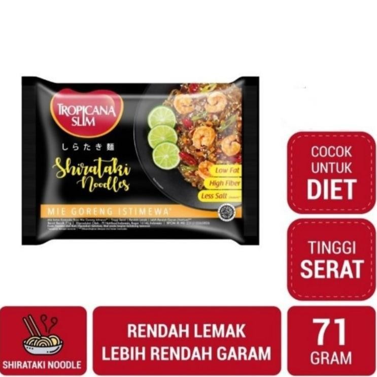 

ready Tropicana Slim Shirataki Noodles 71G murah