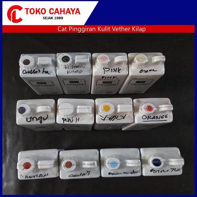 ready Cat Pinggir Kulit Vether Kilap