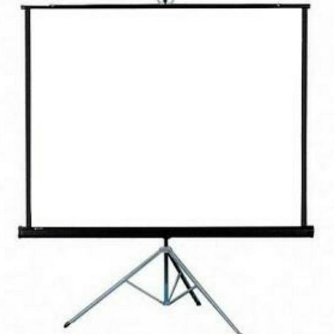 Layar Proyektor Tripod 70 inch ( Tripod Screen Projector 70")