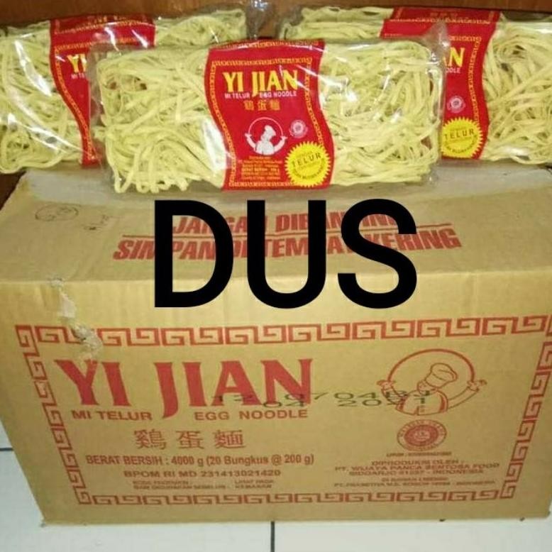 

ready Mie Telur Yi Jian Lebar Isi 20pcs Per-Dus murah