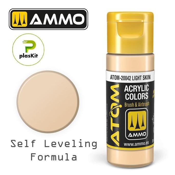 

ready 20042 : Light Skin (20ml) ATOM color Acrylic paint