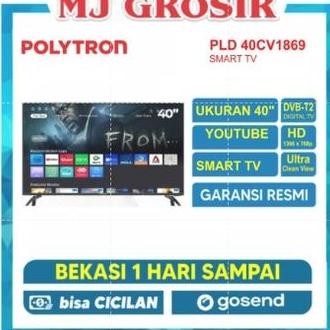 new  LED POLYTRON 40 INCH SMART TV