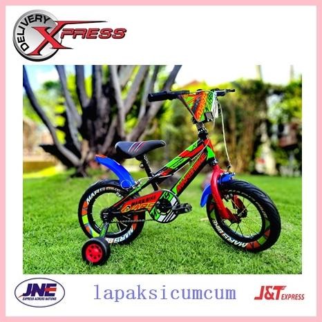 NEW SEPEDA ANAK BMX 12 INCH BAN JUMBO BISA DI POMPA MARS BIKE BUKAN TANGO PASIFIC WIMCYCLE