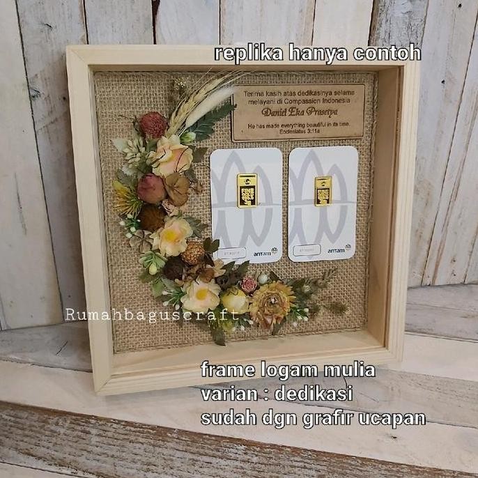 ready stock frame untuk logam mulia /kado