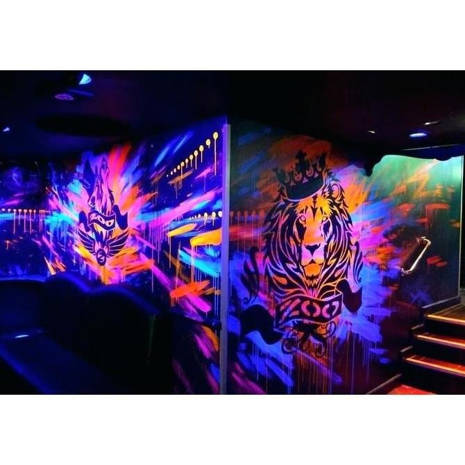 

ready DECO Cat Neon FLUORESCENT UV PAINT - Yellow 100ml