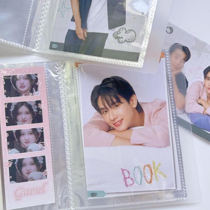 ready Korea 4 Grid Album Foto Strip Album Foto 6 inci Idol Photocard Buku 4 Potong Album Penyimpanan