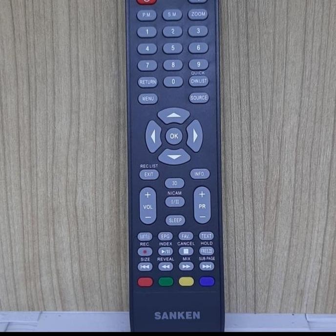 new  REMOTE REMOT SMART TV LED SANKEN 3D ORIGINAL ASLI