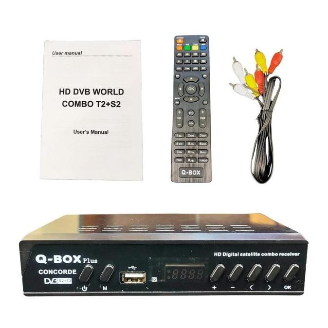 new  Set Top Box Digital Combo DVB S2+T2 Wifi STB Antena Super HD Support Antena Digital dan Parabol