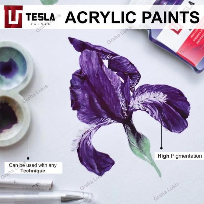 

ready Tesla Paints - Acrylic Paints / Cat Akrilik 250ml
