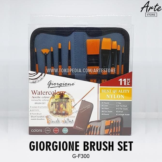 

ready Kuas Lukis Giorgione Set isi 10 pcs
