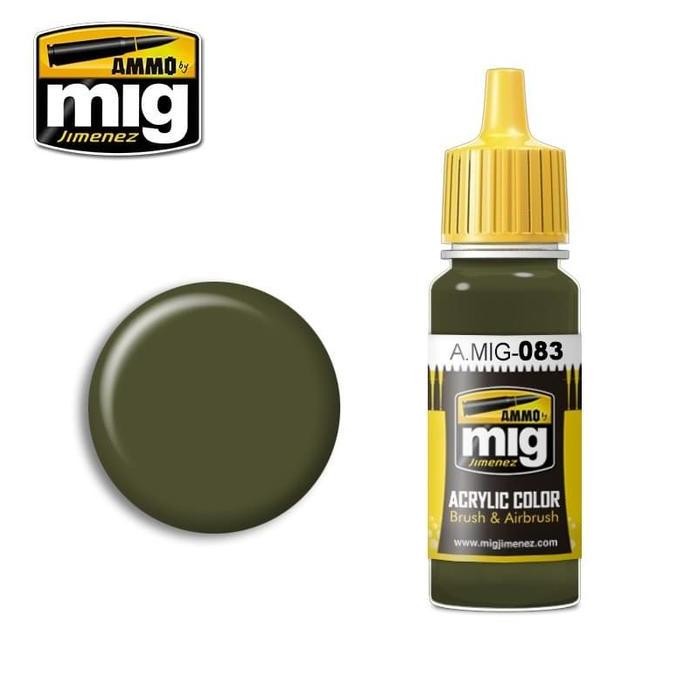 

ready AMIG0083 : XB-518 ZASHCHITNIY ZELENO (RUSSIAN POSTWAR GREEN) color - AMMO Acrylic Paint