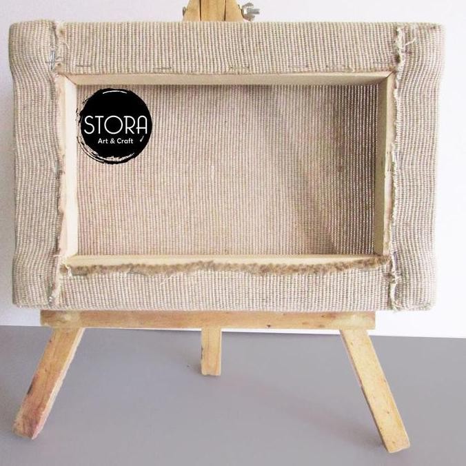 

ready KANVAS LUKIS GONI 40X60 cm / NATURAL BURLAP RUSTIC Canvas Rami