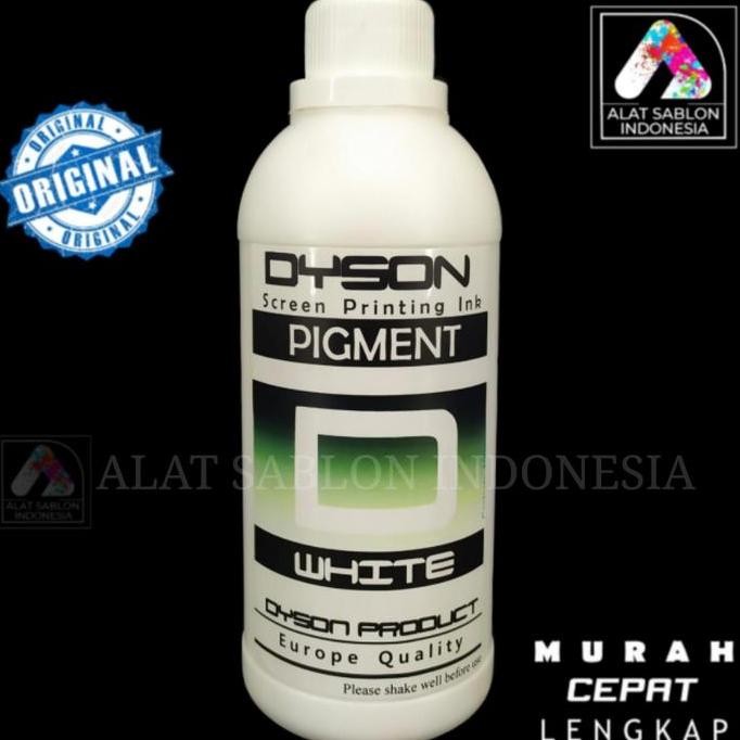 

ready BIANG WARNA SABLON PUTIH PIGMEN WHITE DYSON 500GR