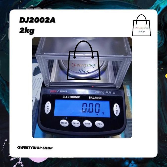 Timbangan Emas / Timbangan Air Digital HWH DJ2002A 2kg/2000gr (0.01)