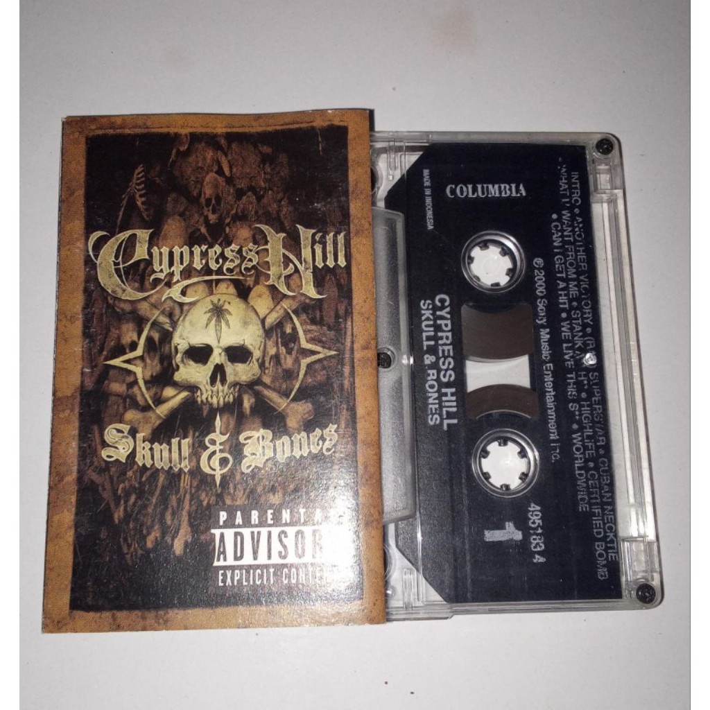 kaset pita cypress hill - skull & bones