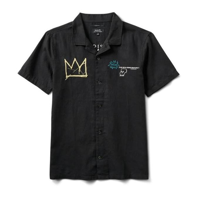 Roark Gonzo Camp Collar Shirt Baquiat kemeja