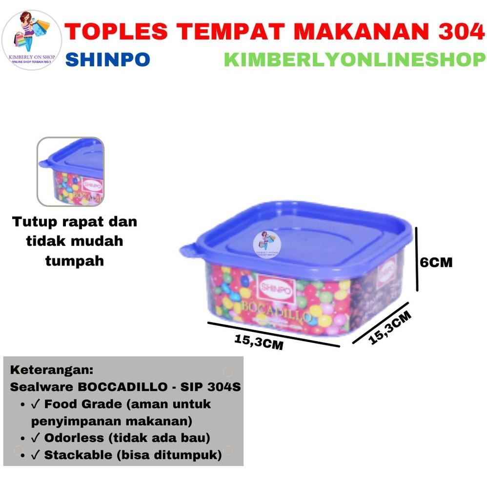 Toples Plastik Tempat Makanan Shinpo 304 S Bocadillo Trend