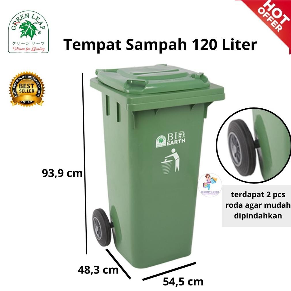 Tempat Sampah Bio 120 Liter Green Leaf 2012 Viral