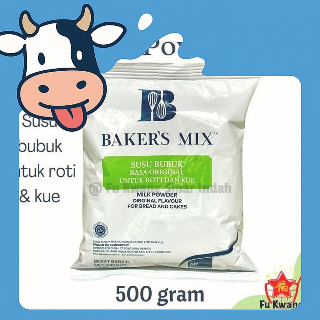 

Free Ongkir Baker'S Mix Susu Bubuk Full Cream 500 Gram / Milk Powder