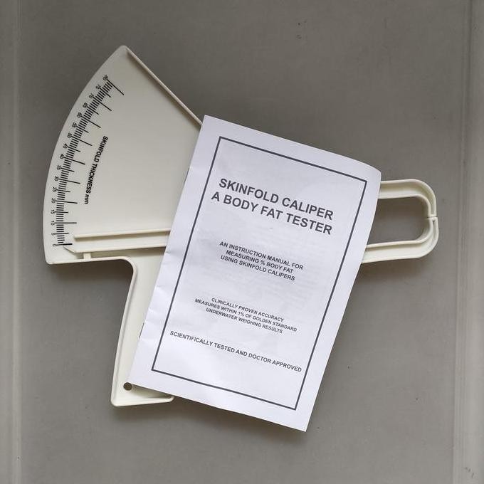 skinfold caliper besar 0 - 80 mm body fat caliper keep slim fit