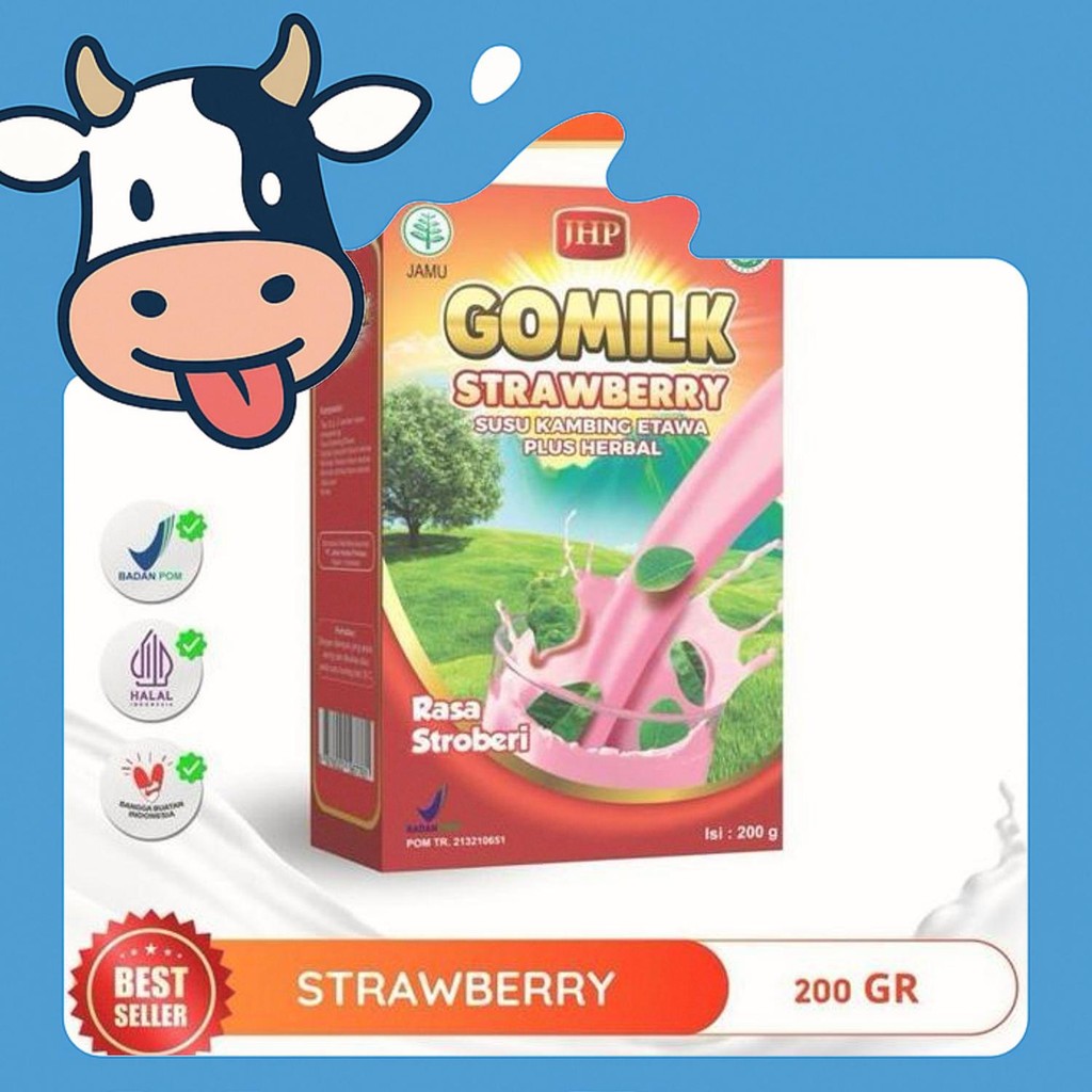 

Kualitas Terbaik (Gratis Hadiah) Gomilk Susu Kambing Etawa 200Gram Dairy