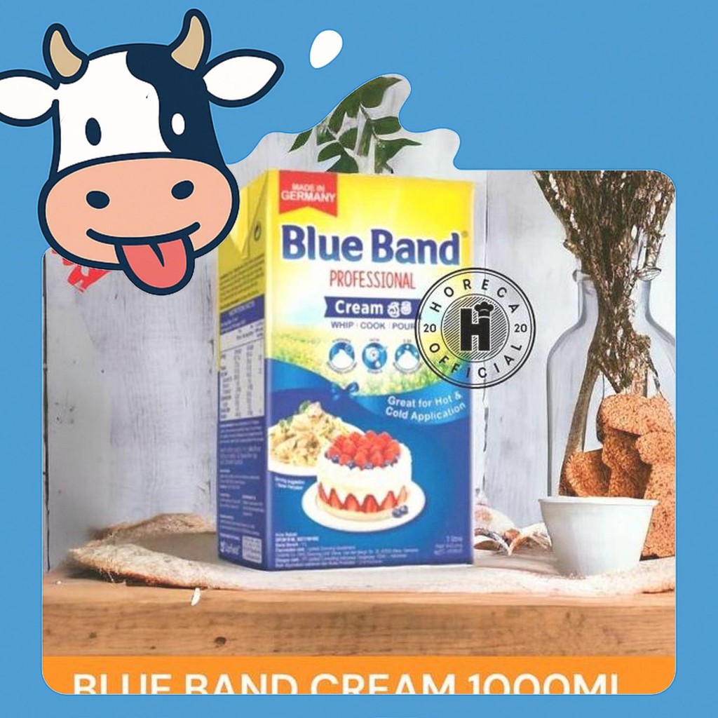 

Kualitas Terbaik Blue Band Whipping Cream 1000Ml / Blue Band Professional Cream 1L / Creamer Blue Band
