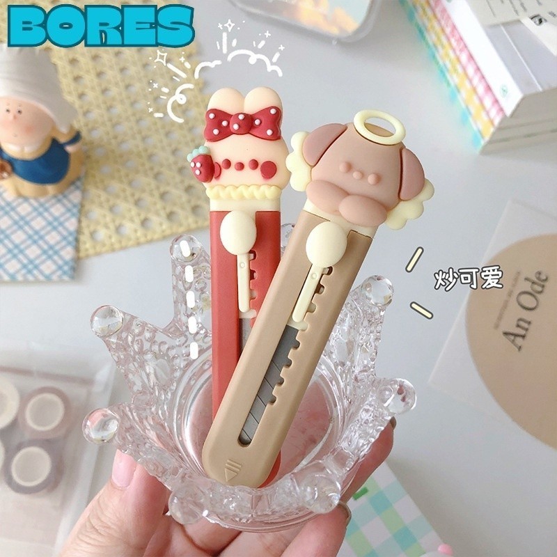 

BORES Mini Cutter Polos Travel Kit Pemotong Kertas Cutter Mini Portable Bentuk Oval Paper Cutter Lucu Serbaguna