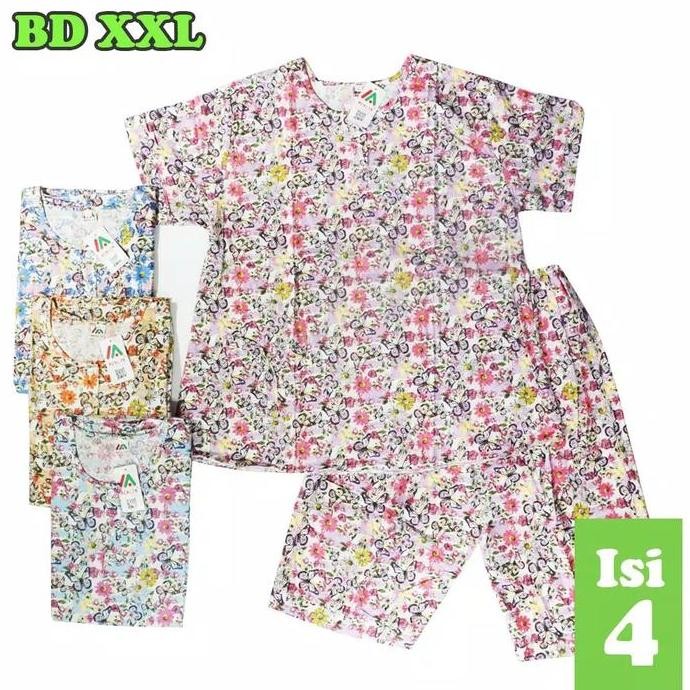 ready stock Grosir 1 seri Baju Tidur Merlin Katun BabyDoll XXL murah