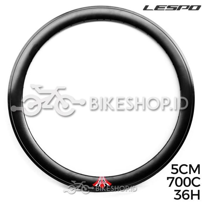 [hitostore]- Rim Velg Fixie 700c 36 Hole 5 cm Double Wall Alloy Lespo | High Quality