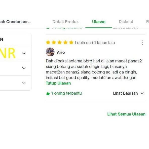 Kondensor AC MOBIL Suzuki Splash Condensor AC Mobil