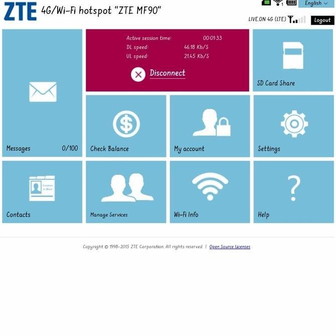 ready  Modem WIFI ZTE MF90 Beeline biru All GSM bypass, nonbatre dan tutup