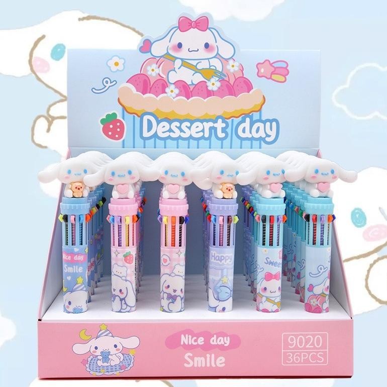 

Promo Pulpen Pena Bolpoin Buku 10 Warna Segar Kecil Yang Lucu Alat Tulis Siswa Kartun Sanrio Cinamonroll