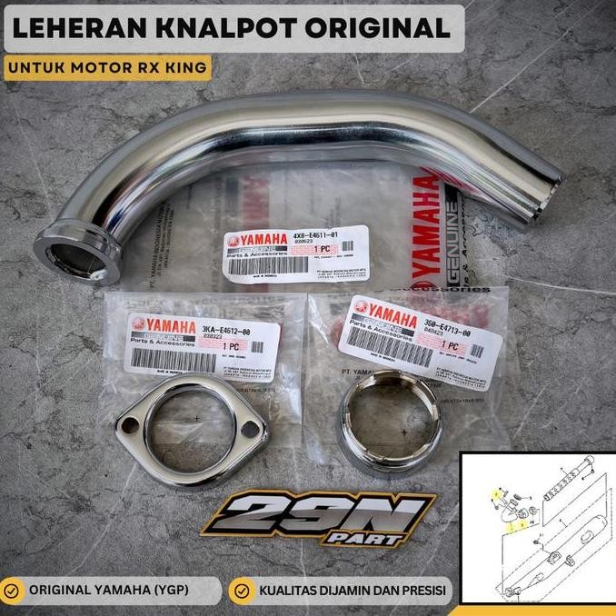 Promo Leher Knalpot Original Set Rx King Rx-King Rxk (Tanpa Paking)