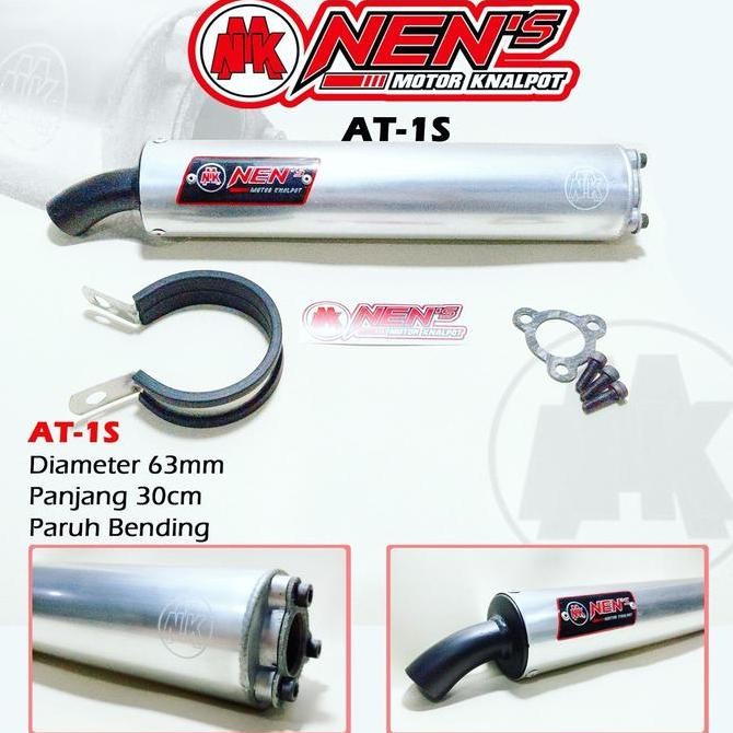 Promo Silencer Knalpot 2Tak 2 Tak 2T Nens Nen'S Original 30Cm Aluminium