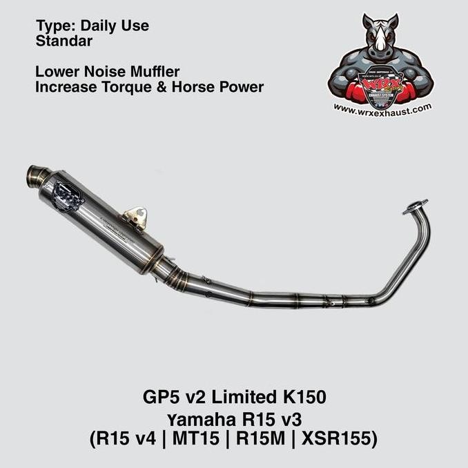 Sale Knalpot Wrx Gp5 V2 Limited K150 R15 V3