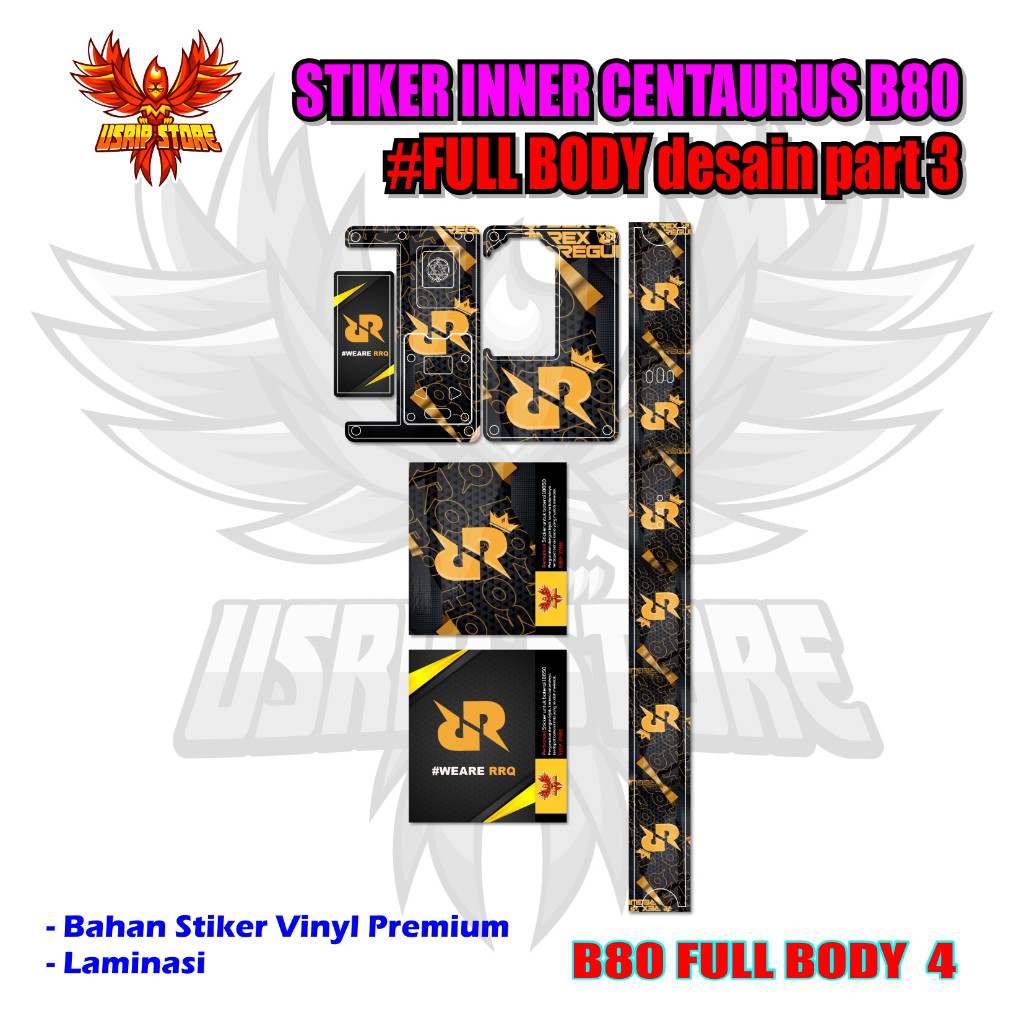 

Stiker Centa B80 Part 3 4 Garskin Stiker Custom Fullbody Bisa COD