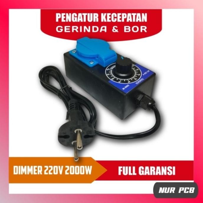 (Expert) Alat Pengatur Kecepatan Bor AC & Gerinda - Kontrol Maksimal Speed Controller Bor & Gerinda 