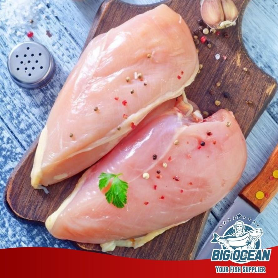 

Fillet Dada Ayam Tanpa Tulang Boneless 1 Kg - Fresh - Halal - Frozen Original