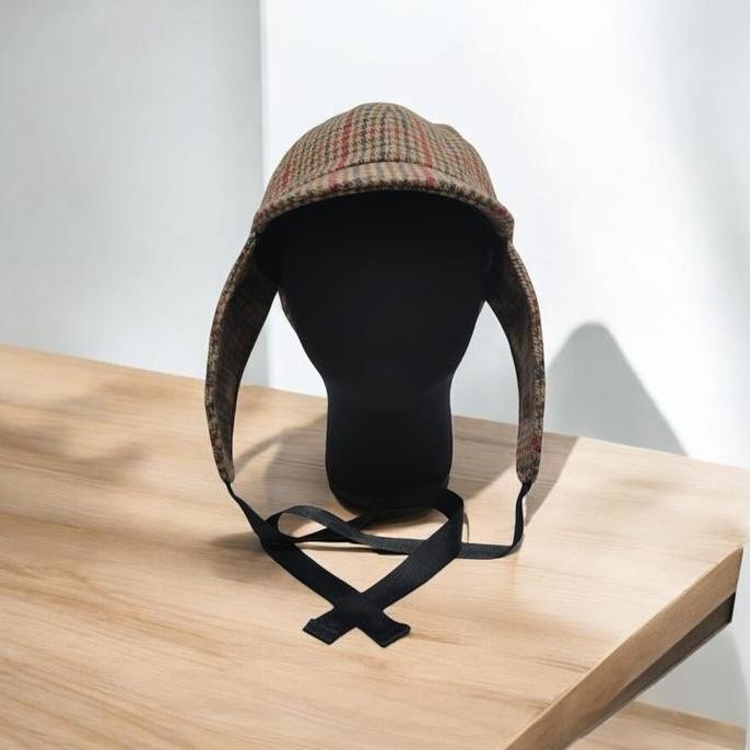 Sale Thejam. Woll Tweed Deerstalker Hat | Sharelock Holmes Cap Vintage Topi