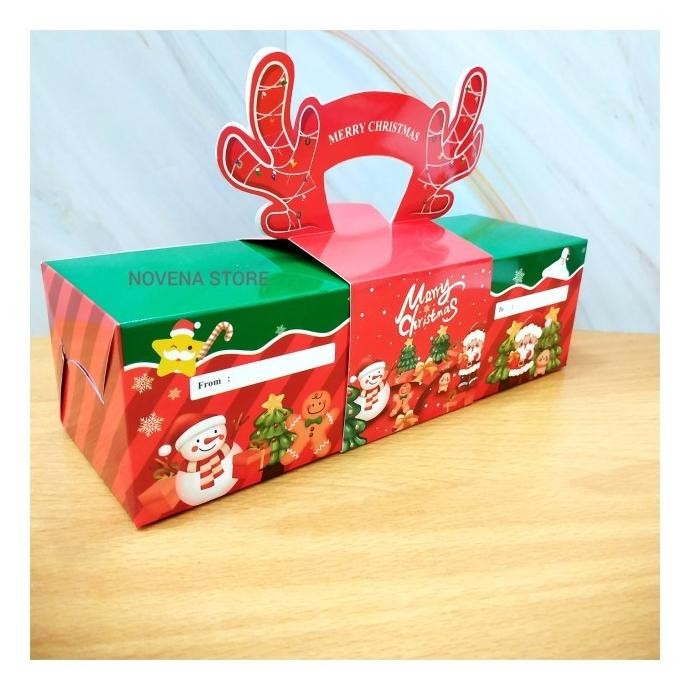 (Expert) BOX NATAL KOTAK DUS NATAL KUE BROWNIES COOKIES HAMPERS NATAL