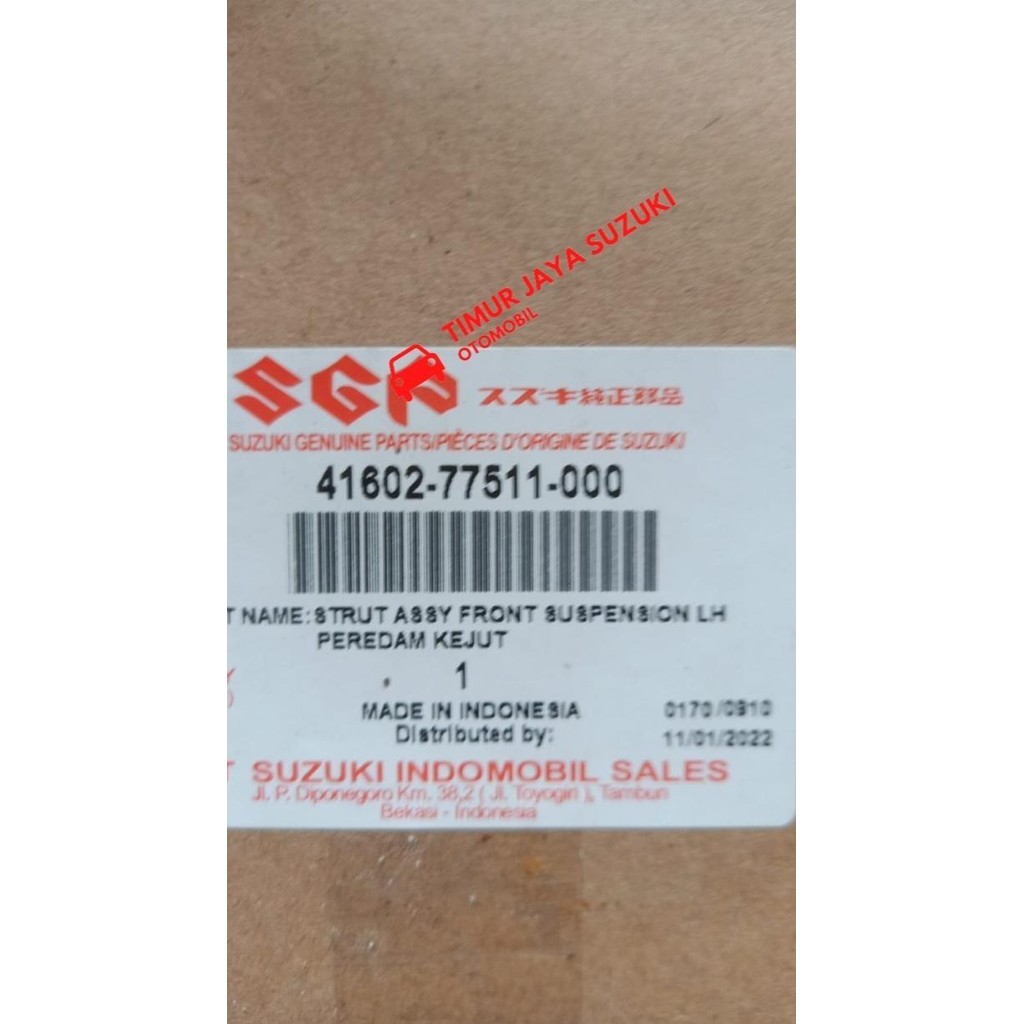 Shockbreaker Depan futura Asli SGP