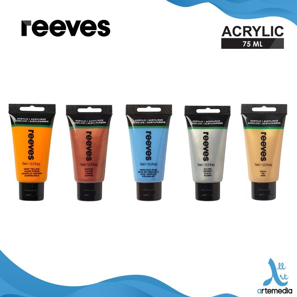 

Reeves Acrylic Artists 75ml Acrylic Color Paint Cat Akrilik Terlaris