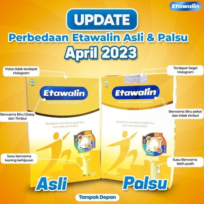 

(Expert) Etawalin 100% Original Susu Kambing Etawa Susu Anti Pengapuran Sendi Asam Urat Rematik Reumatik Tingkatkan Kepadatan & Kesehatan Tulang Sendi