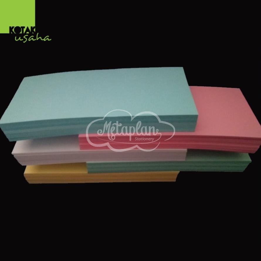 

Kartu Metaplan Bentuk Kotak Persegi (250 lembar 5 warna) RB07