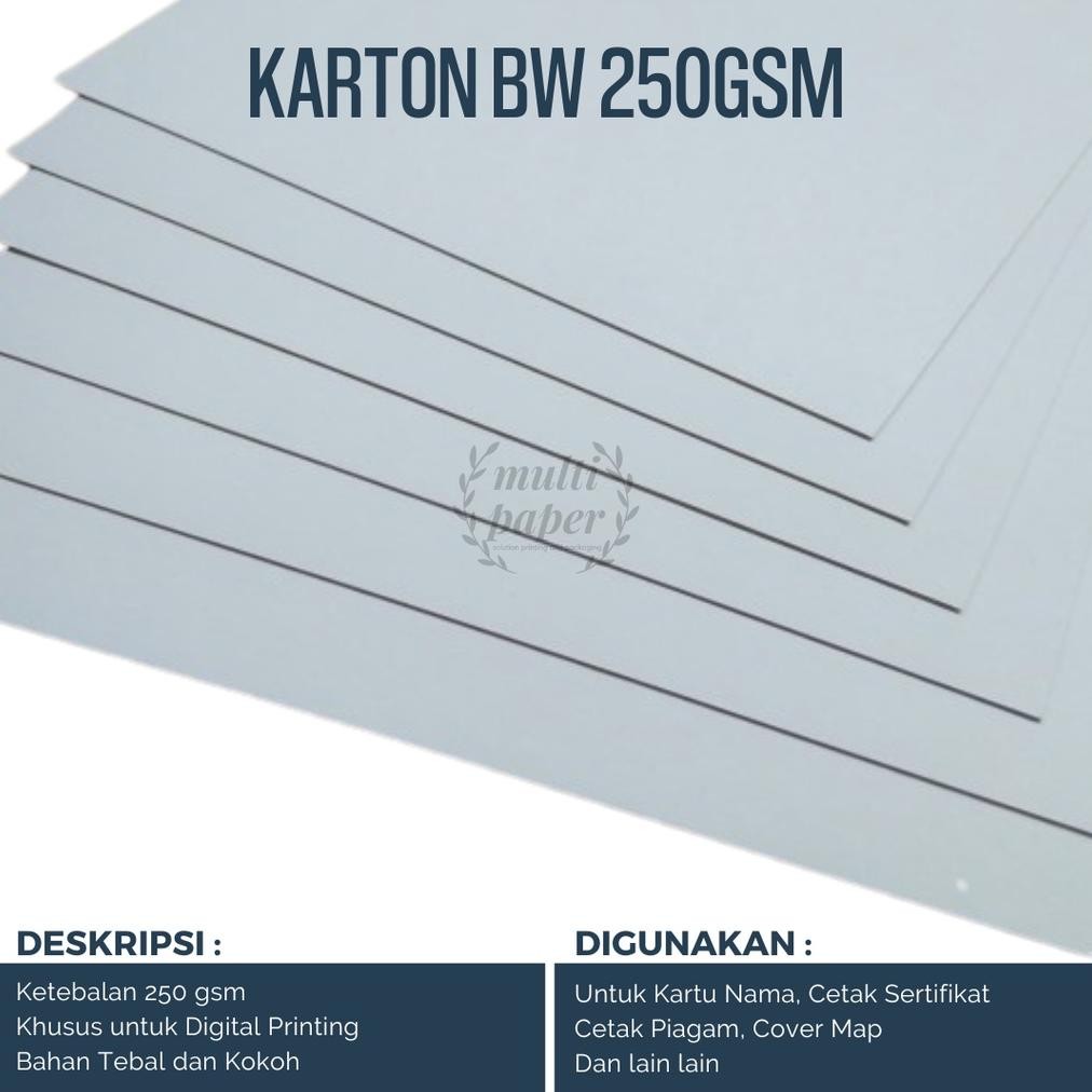 

Kertas BW A4 250gsm isi 30 lembar / Kertas BW 250gsm A4 RB07