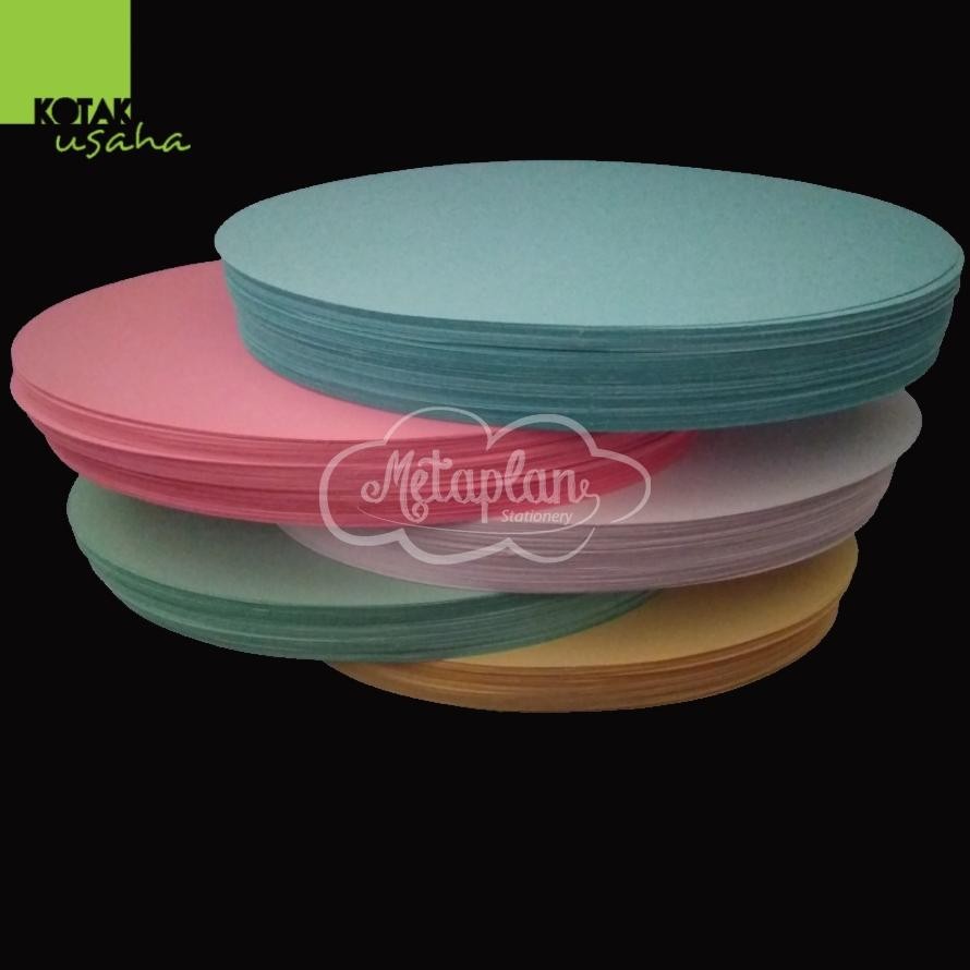

Kartu Metaplan Bentuk Oval / Elips (250 lembar 5 warna) RB07