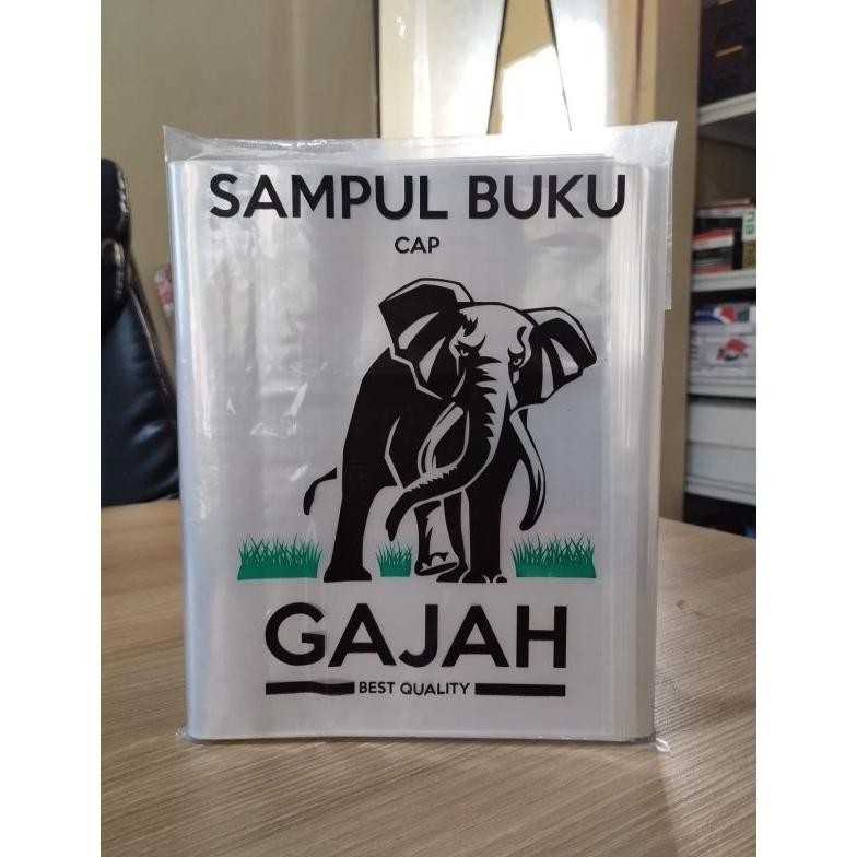 

Sampul Buku Plastik Quarto merk Gajah 1pack isi 100 lembar RB07