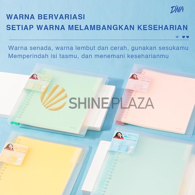 

Buku Binder Note A5 Deli Vivid QHA560 Pastel Color - Loose LeafNotebookA5 RB07